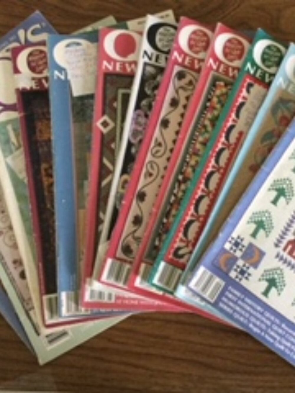 12 Quilter's Newsletter Magazines